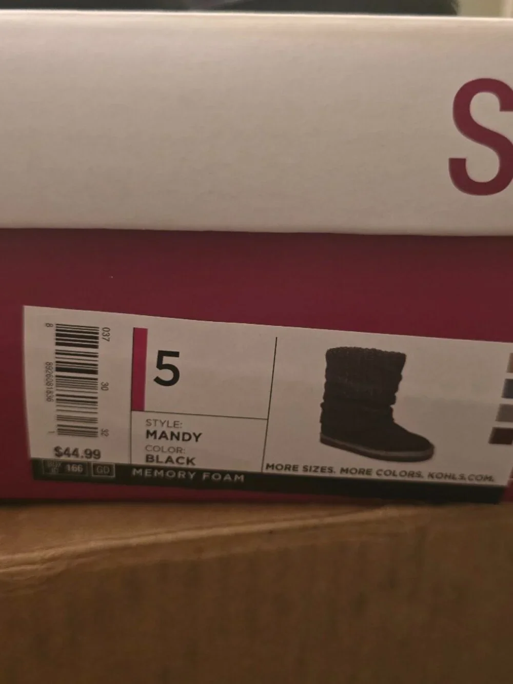 Brand new SO Mandy Black Boots